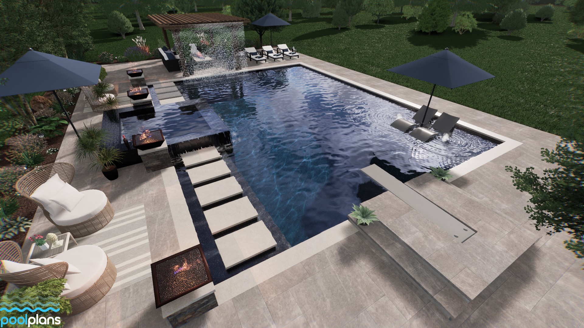Pool design 7